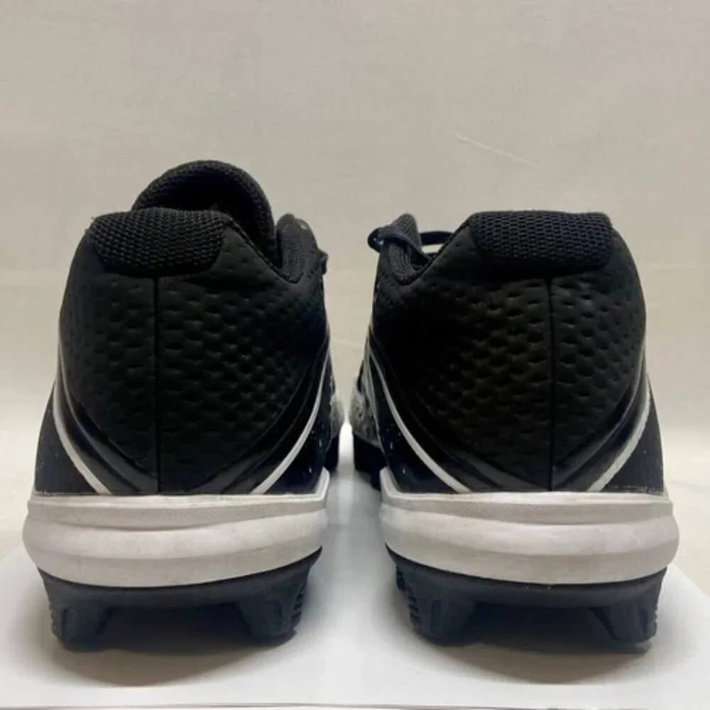 Adidas Icon Bounce Cleats Mens 7 Women 5.5 Black White Baseball Cleat SPG 753001